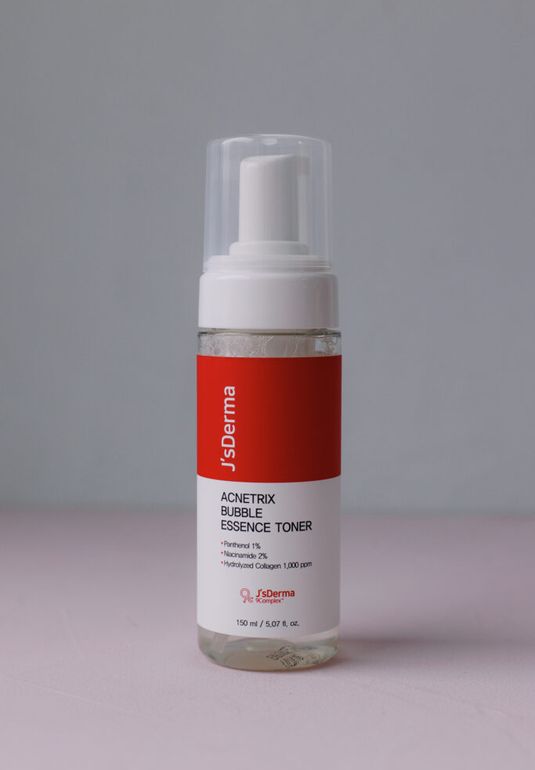 Тонер-эссенция с пантенолом и ниацинамидом JsDERMA Acnetrix Bubble Essence Toner 150ml