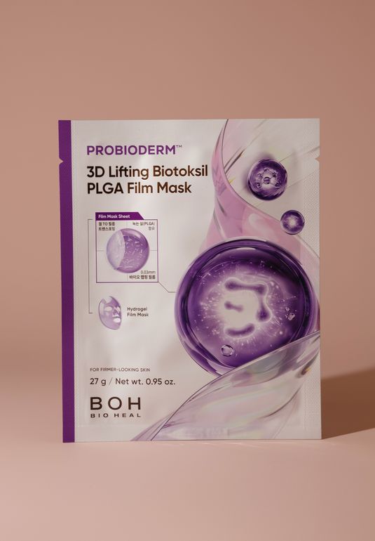 Лифтинг маска с бионитями BIOHEAL BOH Probioderm 3D Lifting Biotoksil PLGA Film Mask 27г