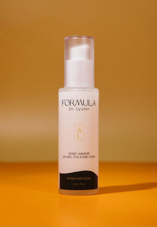 Пилинг домашний для лица, тела и кожи головы FORMULA Dr. Lyuter Acido Anti-Acne Peel 60ml