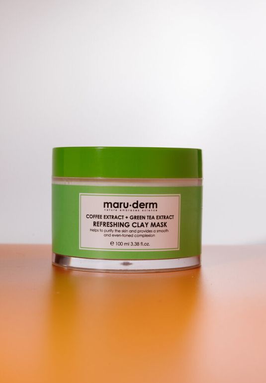 Глиняная маска Maruderm Coffee Extract+Green Tea Extract Refreshing Clay Mask 100ml