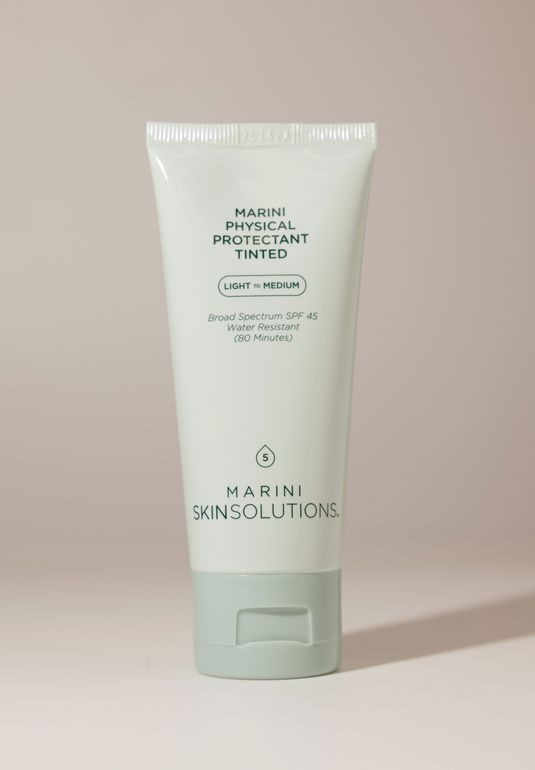 Солнцезащитный водостойкий крем с тональным эффектом на физических фильтрах JAN MARINI Marini Physical Protectant SPF 45 (Tintend Medium) 57g