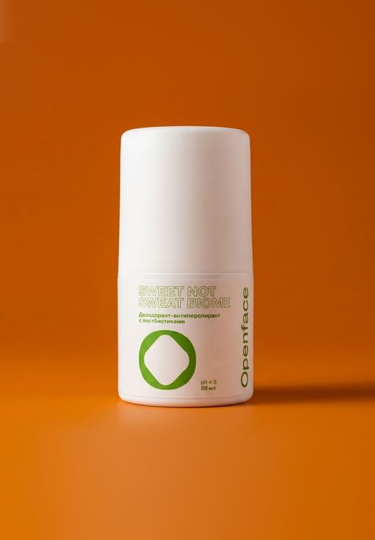 Дезодорант-антиперспирант с постбиотиками OPENFACE Sweet Not Sweat Biome 50мл