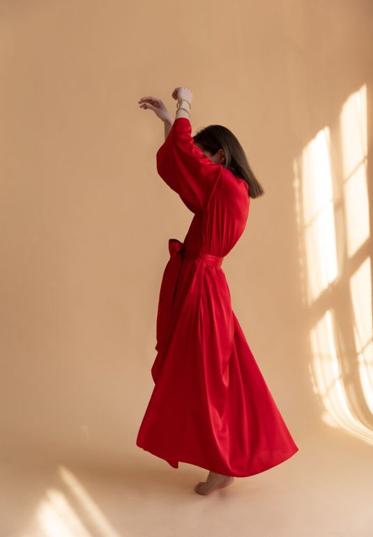 Кимоно Красное Рост 155-165 см