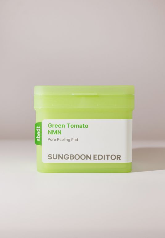 Бережно отшелушивающие пэды для лица Sungboon Editor Green Tomato NMN Pore Peeling Pad [60шт] 180ml