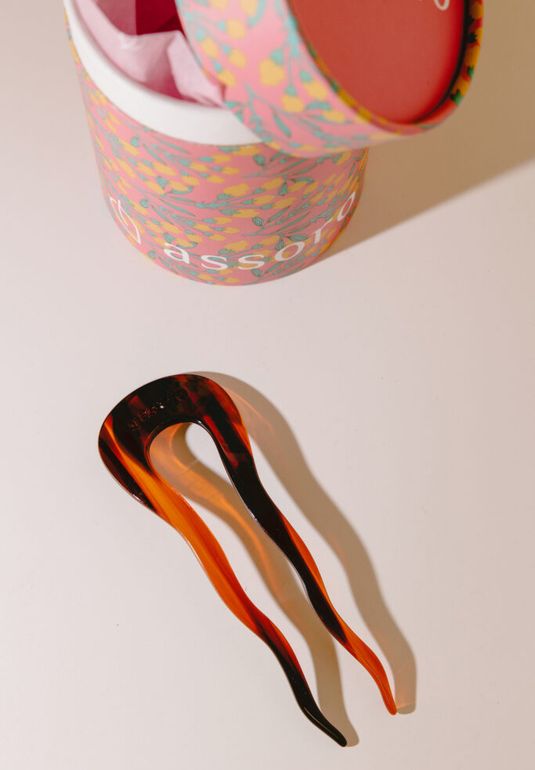 Шпилька для волос - Кофе Assoro 