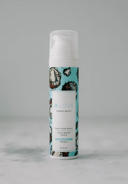 Успокаивающее крем-масло для рук на основе кокоса G.LOVE Hand Cream Batter Coco Water Touch 50мл