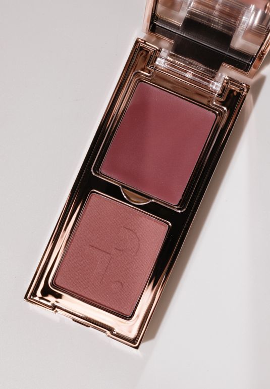 Кремовые и пудровые румяна [She Goes To The Gym] PATRICK TA Major Headlines Double-Take Crème&Powder Blush Duo 1,6г/2,8г