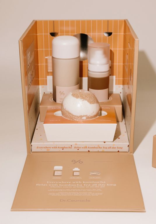 Набор «Расслабляющий уход с комбучей» Dr. Ceuracle Relaxing Care Set 150мл+80мл+150г