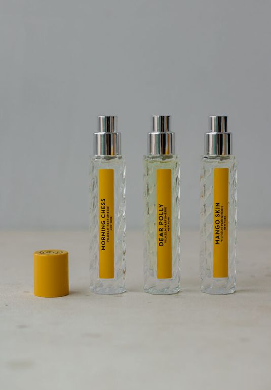 Набор парфюмерной воды Vilhelm Parfumerie Lucky Yellow (Dear Polly, Mango Skin, Morning Chess) 3*10ml