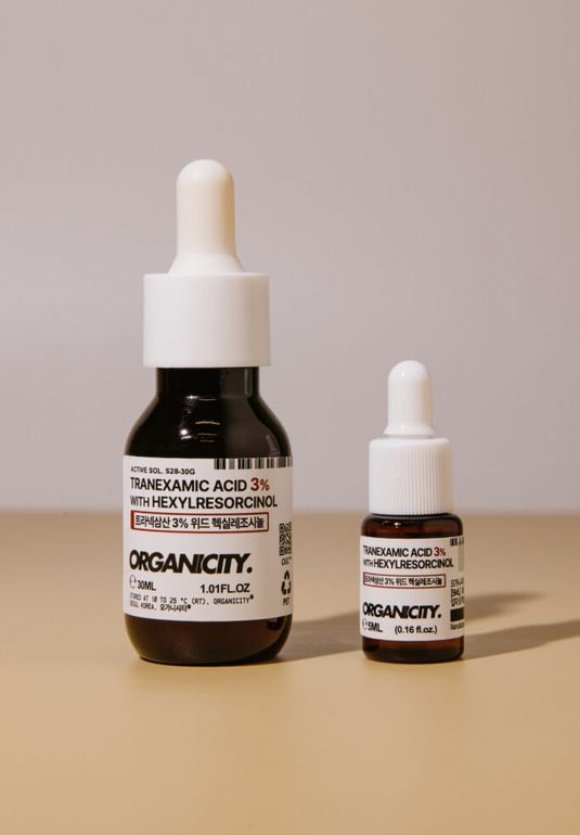 Сыворотка на основе транексамовой кислоты Organicity Tranexamic Acid 3% & Hexanol with 3HA Serum 30+5ml
