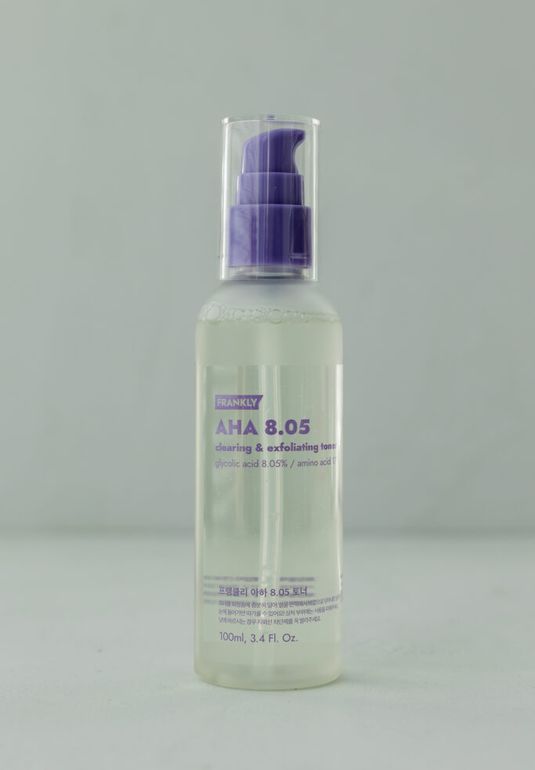 Тонер с 8% АНА кислот для работы с текстурой кожи и порами Frankly AHA 8.5 Toner 100ml