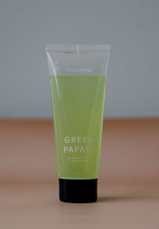 Мягкий энзимный гель для умывания SHAISHAISHAI Green Papaya pH Balanced Soft Cleanser 150ml