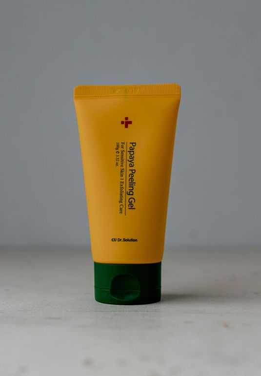 Почти даром// Очищающий гель - Гоммаж с экстрактом папайи CU Dr. Solution Papaya Peeling Gel 100г