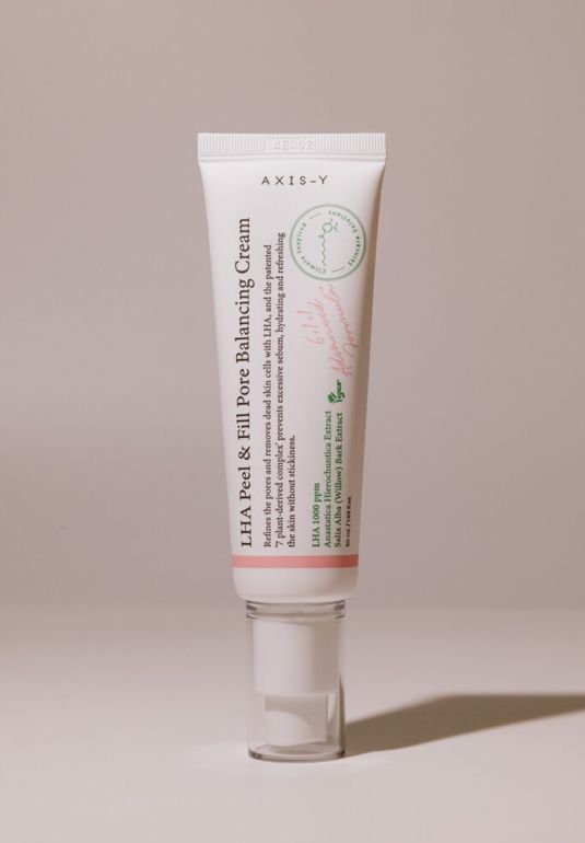 Корректирующий крем для лица с LHA кислотой AXIS-Y LHA Peel&Fill Pore Balancing Cream 50мл