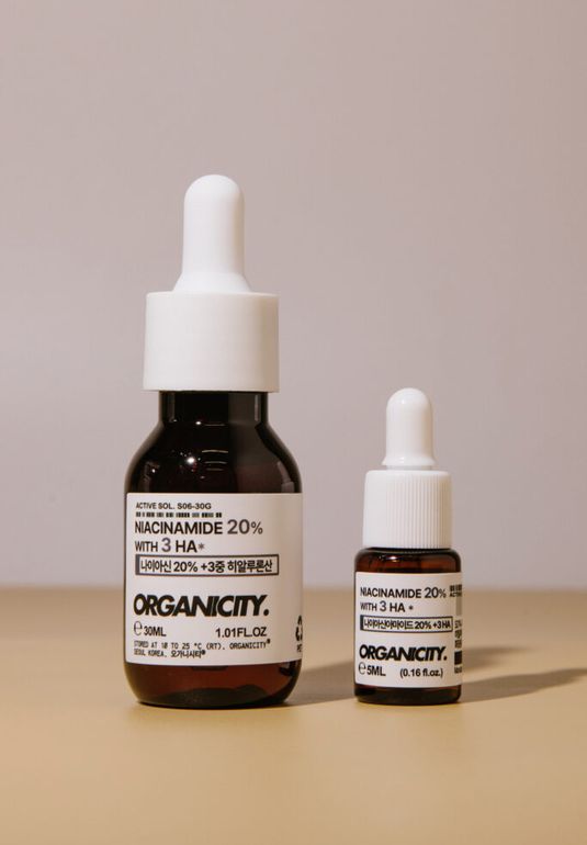 Сыворотка с ниацинамидом Organicity Niacinamide 20% with HA Serum 30+5ml
