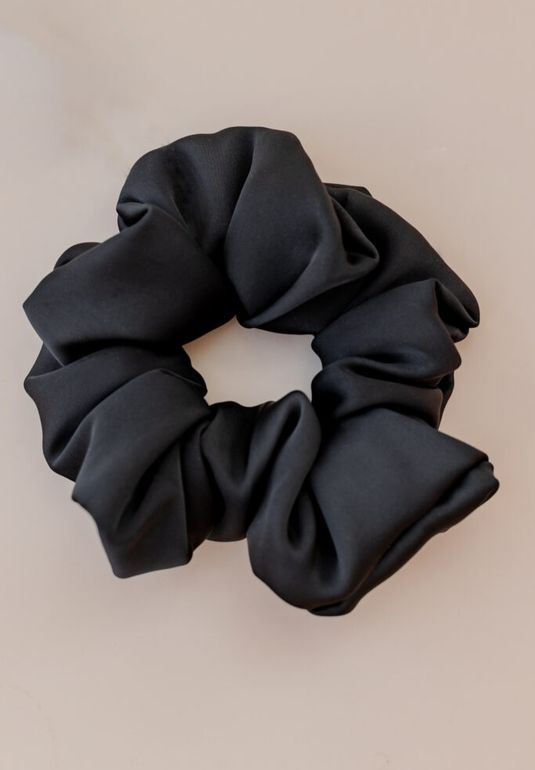 Резинка средняя, Чёрный сатин HAIRMATES