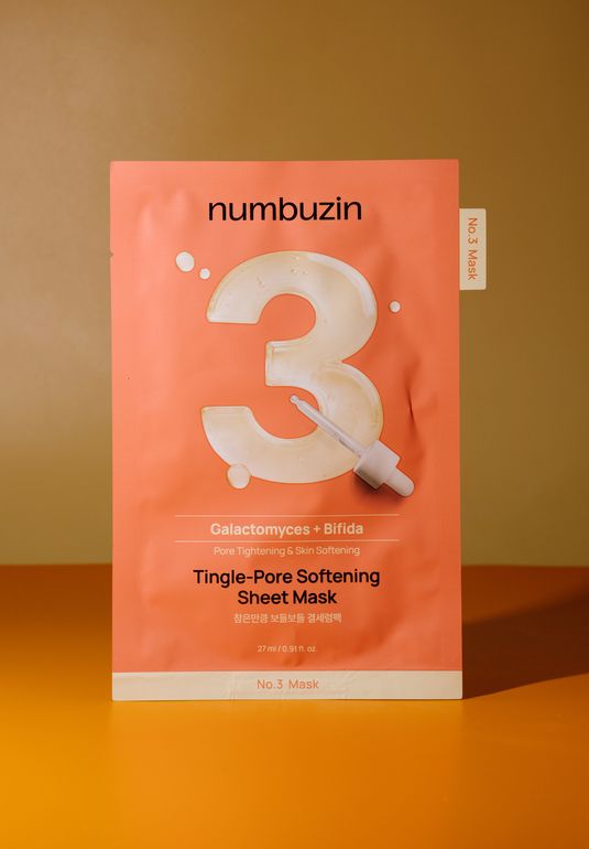Тканевая маска для проблемной кожи numbuzin No.3 Tingle-Pore Softening Sheet Mask 27ml