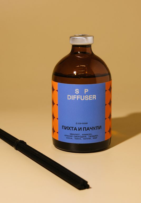 Ароматический диффузор Пихта и пачули SP. CANDLE 100 мл