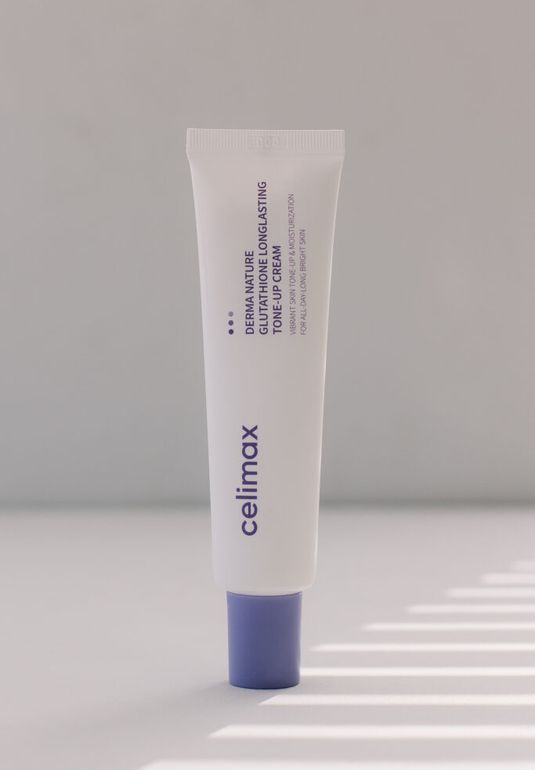 Осветляющий, выравнивающий тон и придающий сияние крем c глутатионом Celimax Derma Nature Glutathione Longlasting Tone-Up Cream 35ml