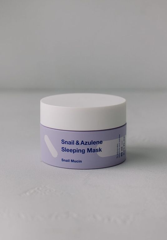 Ночная маска с муцином улитки и азуленом TIAM Snail & Azulene Sleeping Mask 80ml