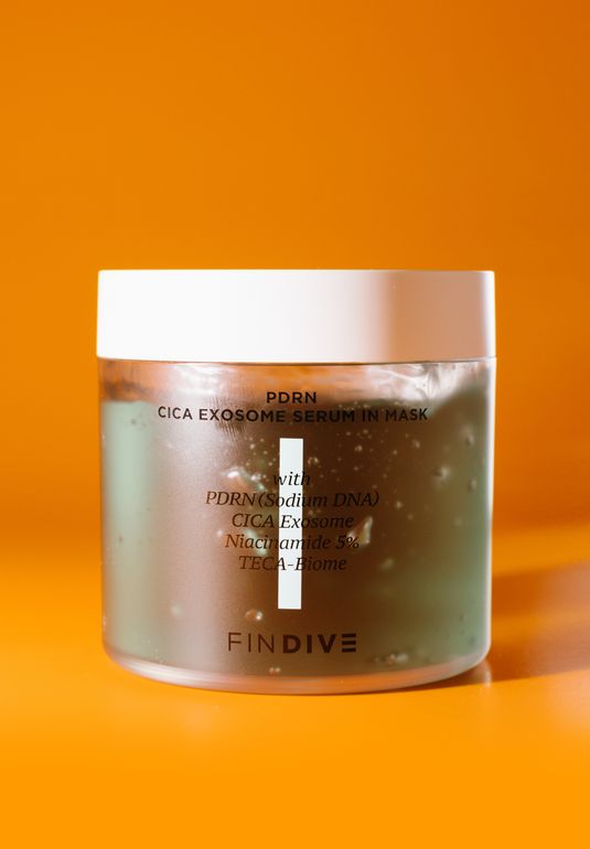 Маска - сыворотка для лица с ПДРН FINDIVE PDRN Cica Exosome Serum In Mask 200ml