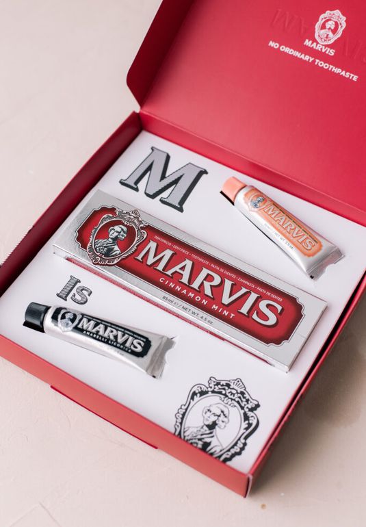 Набор из 3-х зубных паст MARVIS The Spicys Gift Set 85 ml+10 ml+10 ml