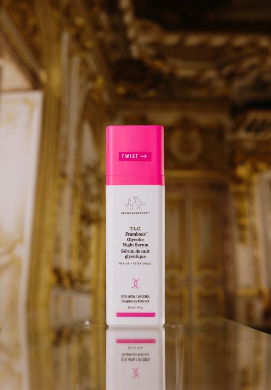 Сыворотка для лица с кислотами Drunk Elephant T.L.C. Framboos™ Glycolic Resurfacing Night Serum 30мл