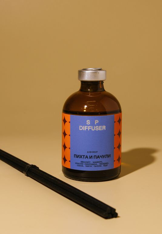 Ароматический диффузор Пихта и пачули SP. CANDLE 50 мл