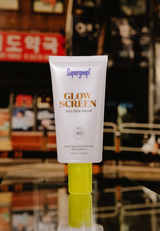 Почти даром// Солнцезащитный крем с эффектом сияния Supergoop! Glow Screen Golden Hour SPF40+ PA+++ 50мл