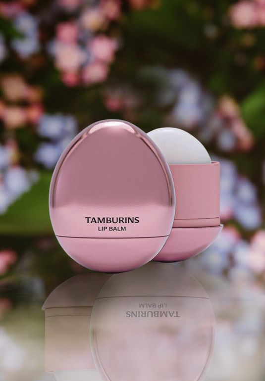 Оттеночный бальзам для губ TAMBURINS Egg Lip Balm [Rose Woody] 5г