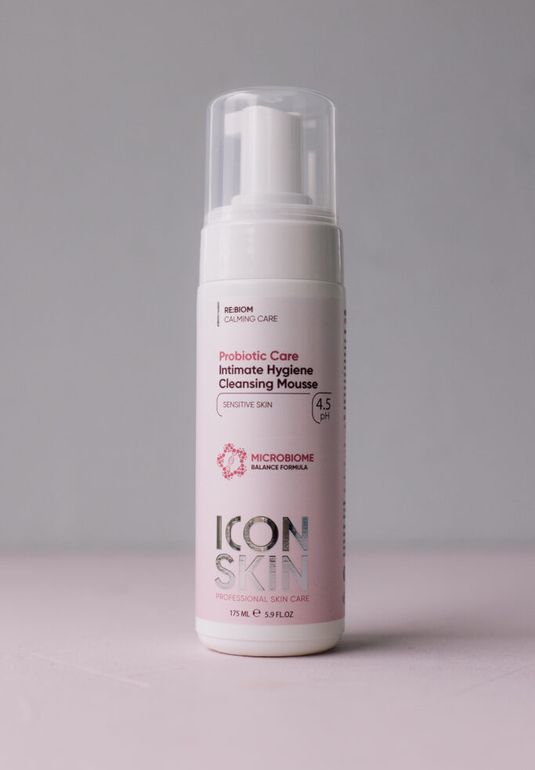 Мусс для интимной гигиены ICON SKIN Probiotic Care Intimate Hygiene Cleansing Mousse 175ml