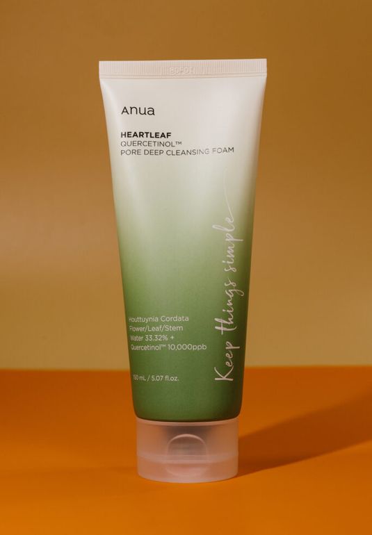 Пенка - скраб для умывания Anua Heartleaf Quercetinol Pore Deep Cleansing Foam 150ml