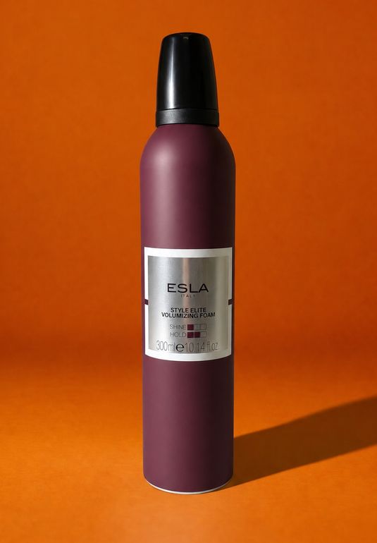 Пенка для объема и фиксации локонов ESLA Italy Style Elite Volumizing Foam 300мл 