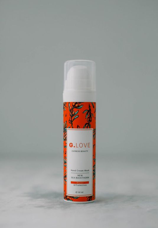 Питательная крем-маска для рук на основе масла облепихи G.LOVE Hand Cream Mask Sea Buckhtorn 50ml