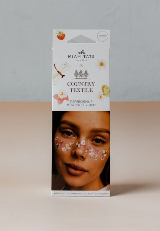 Переводные тату-веснушки Полянка MIAMITATS Country Textile