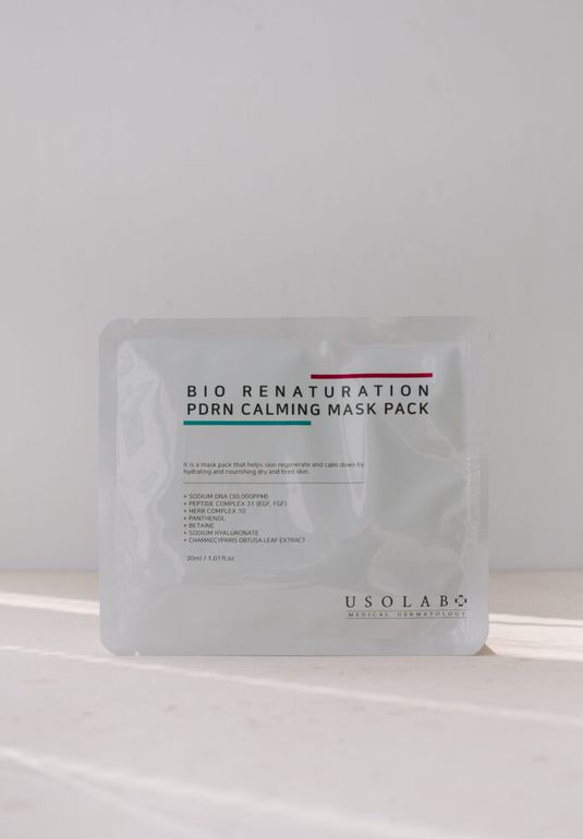 Тканевая маска с полинуклеотидами USOLAB PDRN Calming Mask Pack 30ml