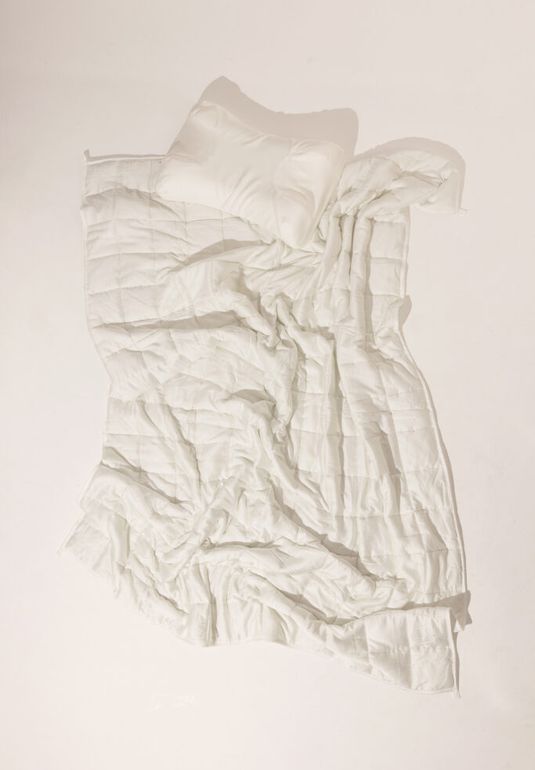 Утяжеленное одеяло из тенселя цвет белый Beauty Sleep 145х205 cм 6 кг