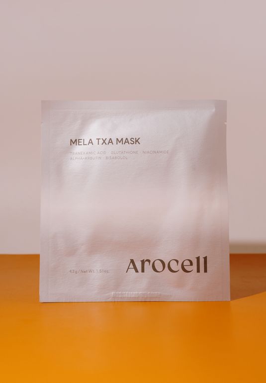 Гидрогелевая маска с транексамовой кислотой, глутатионом Arocell MELA TXA Mask 43g