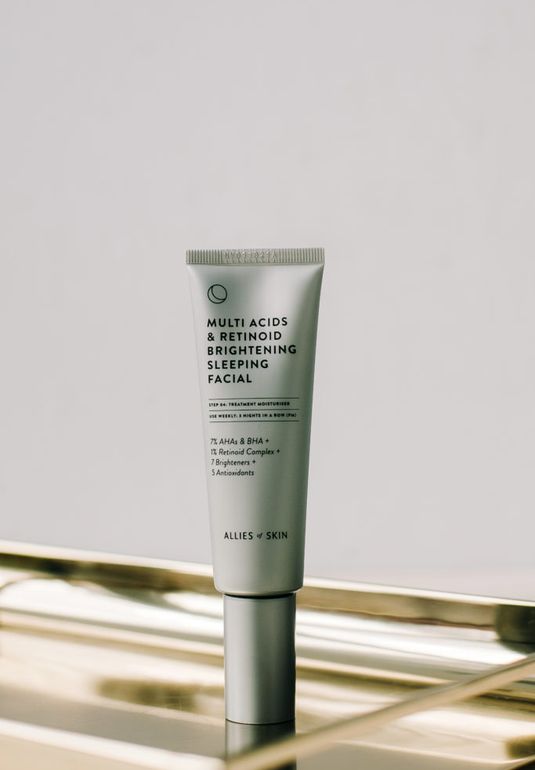 Мультикислотная пилинг-маска ALLIES OF SKIN Multi Acids & Retinoid Brightening Sleeping Facial 50ml