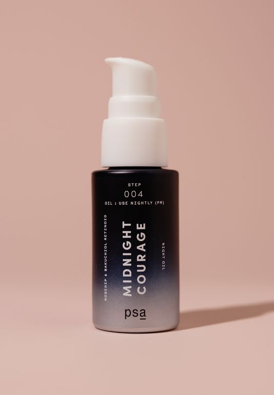 Ночное масло с ретинолом, бакучиолом и шиповником PSA MIDNIGHT COURAGE: Rosehip & Bakuchiol Night Oil 15ml