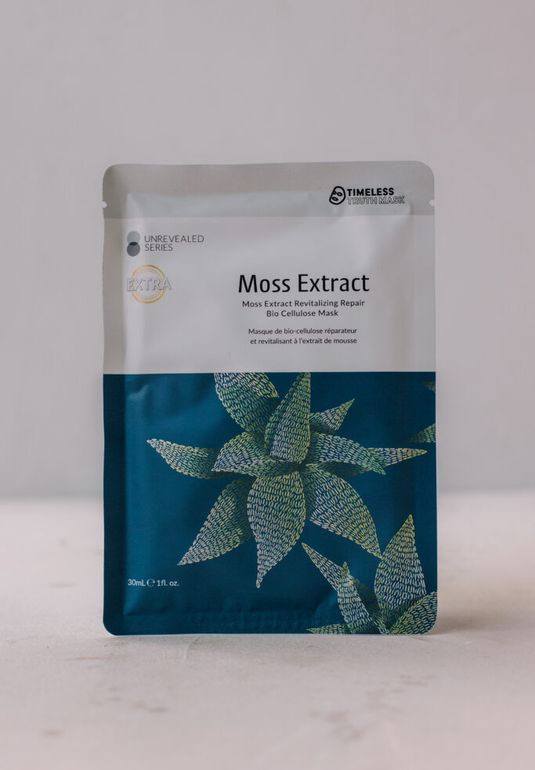 Восстанавливающая маска с экстрактом мха Timeless Truth Mask Moss Extract Revitalizing Repair Bio Cellulose Mask 30ml