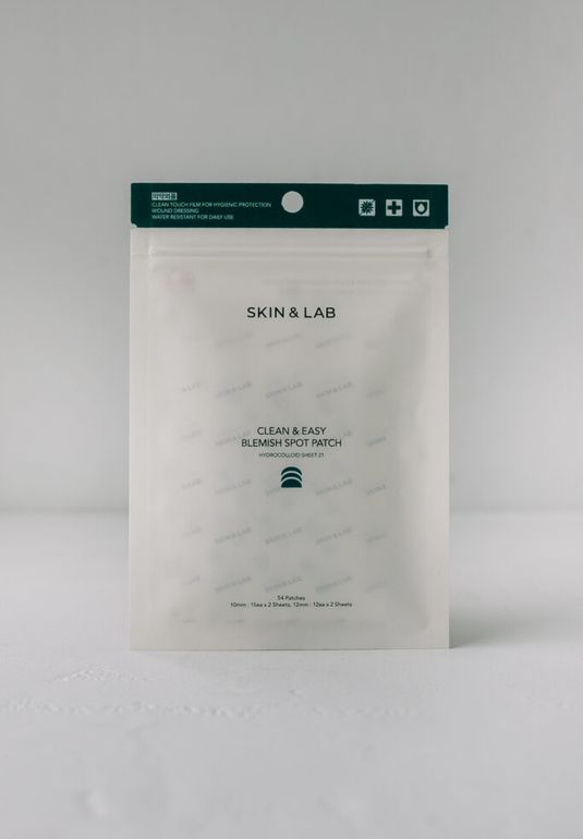 Лечебные противовоспалительные пластыри SKIN&LAB Clean&Easy Blemish Spot Patch 54шт