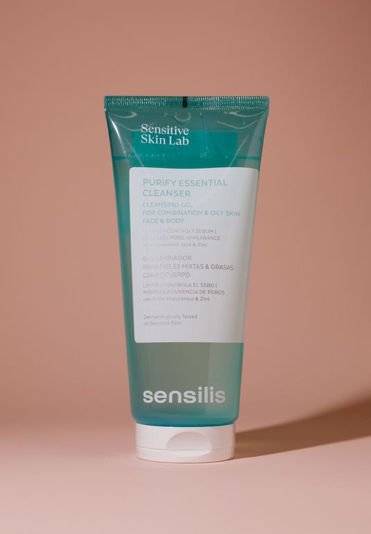 Очищающий гель для комбинированной и жирной кожи SENSILIS Purify Essential Cleanser 200мл