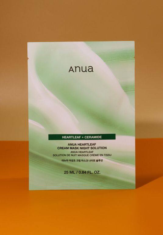 Увлажняющая тканевая маска для лица Anua Heartleaf Cream Mask Night Solution 25ml
