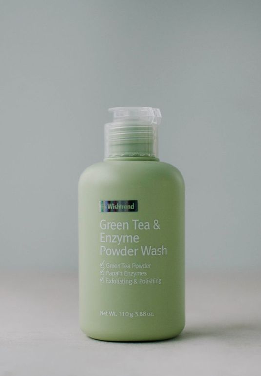 Пудра энзимная для умывания с ароматом матчи BY WISHTREND Green Tea & Enzyme Powder Wash 110g