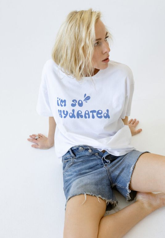Футболка овер «Stay Hydrated»