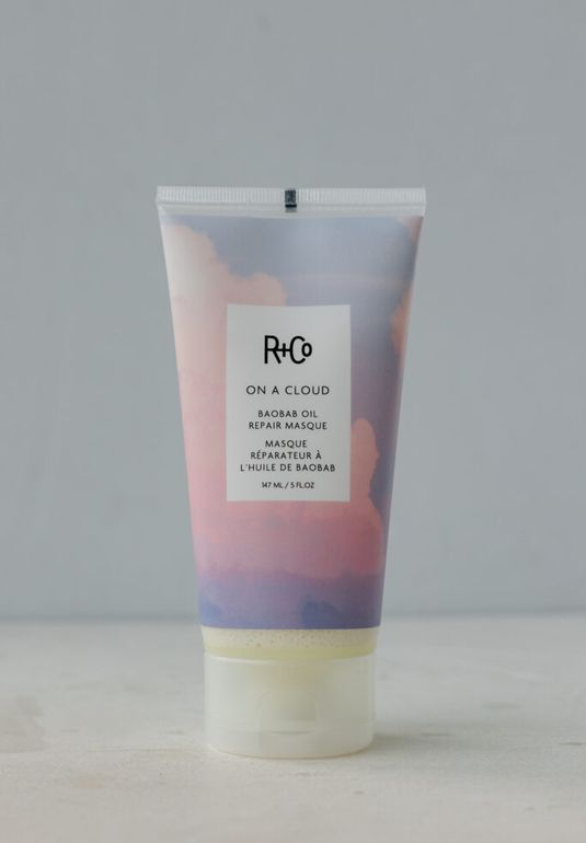 НА ОБЛАКЕ маска для восстановления волос с маслом баобаба R+Co ON A CLOUD Baobab Oil Repair Masque 147ml