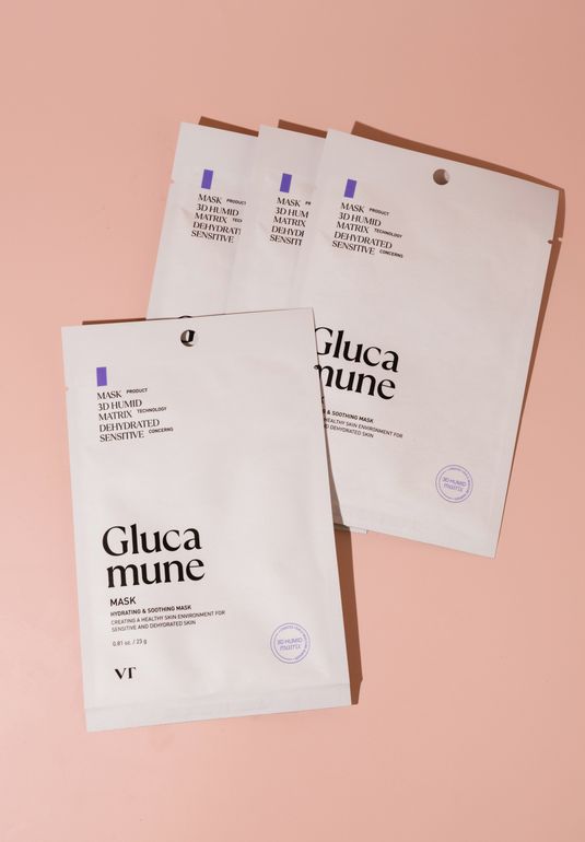 Набор увлажняющих масок VT Glucamune Mask 4*23г