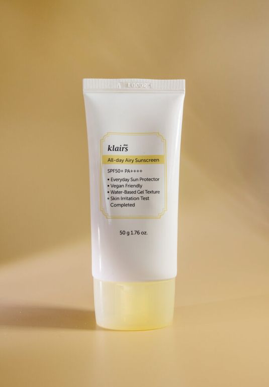 Обновлённый санскрин с подтверждённым фактором защиты KLAIRS All-day Airy Sunscreen SPF50 PA++++ 50g