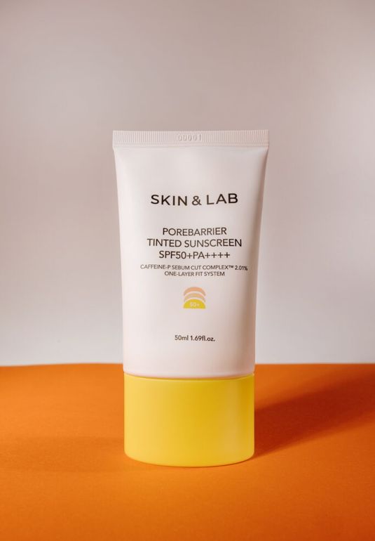 Тонирующий солнезащитный крем на основе физических фильтров SKIN&LAB Porebarrier Tinted Sunscreen SPF50+ PA++++ 50ml